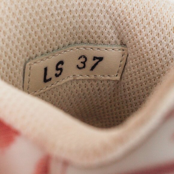 Dior Addict Framboise Toile de Jouy Neoprene Low-Top Sneakers - Picture 11 of 13